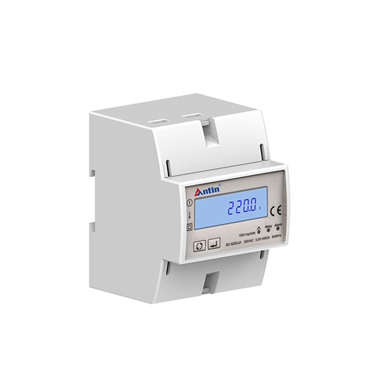 Medidor de energía prepago de carril DIN monofásico serie AT100G-YF